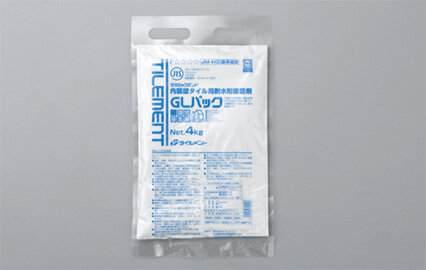 GLパック 内装壁タイル張り用耐水形接着剤 16kg（4kg×4本/ケース） タイルメント